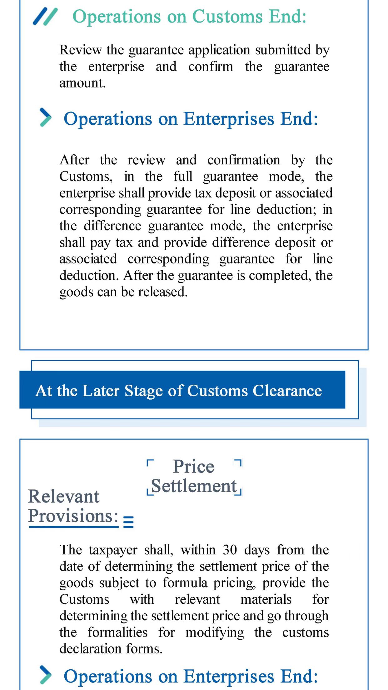 Import customs clearance for goods subjects to formula pricing (2)
